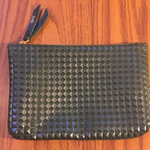 Ipsy bag green stud style military green new notag